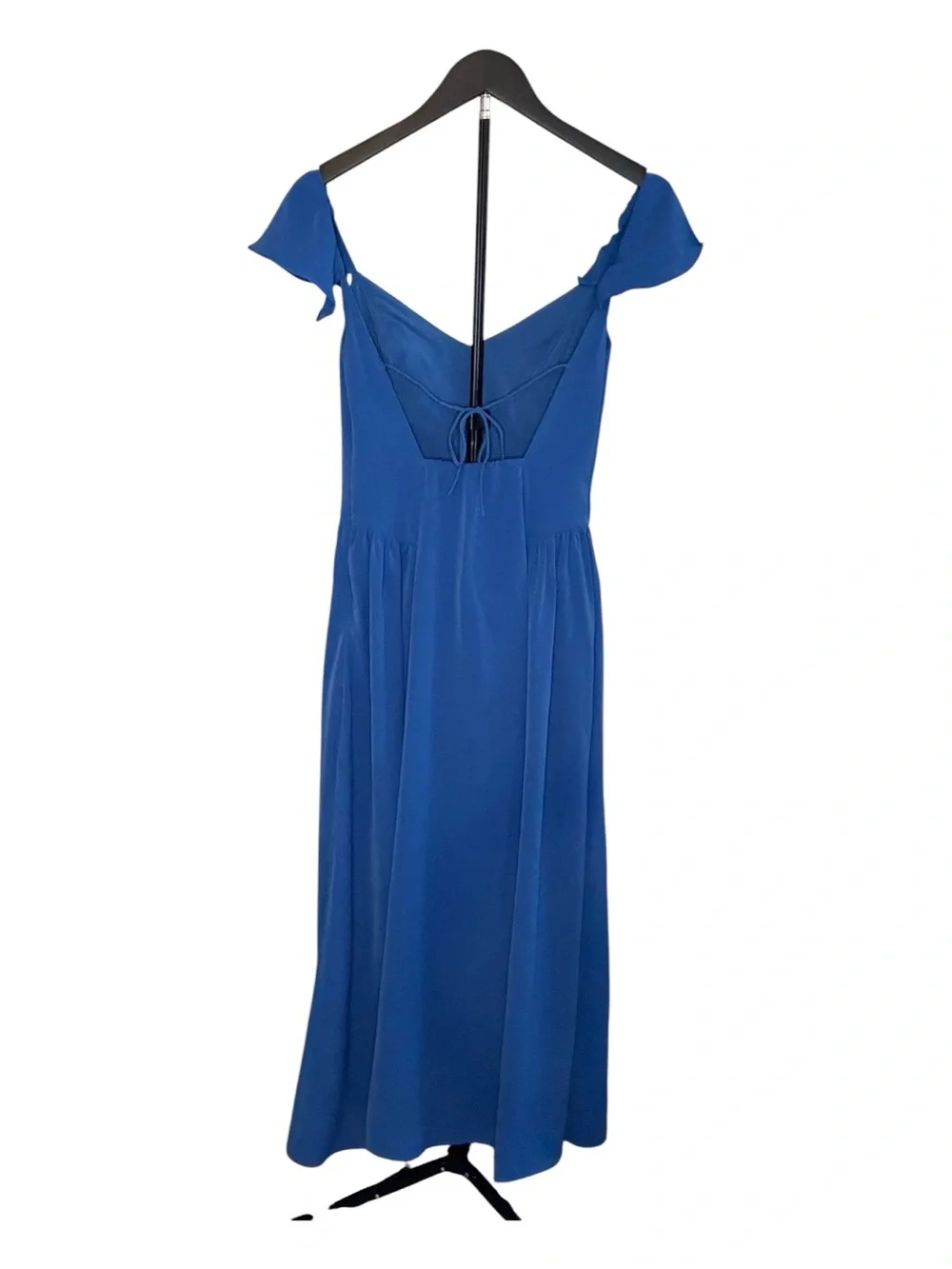 Abercrombie & Fitch Royal Blue Off-The Shoulder Maxi Dress